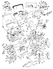 Parts parts for Mtd Self-Propelled Walk-Behind Mower 176E from AppliancePartsPros.com