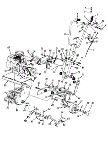 Handle And Chain Case Assembly parts for Mtd Tiller 216-035-336 / 1996 from AppliancePartsPros.com