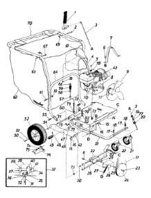 Engine Mounting Assembly parts for Mtd Chipper-Shredder & Vac 242-685-032 / 1992 from AppliancePartsPros.com