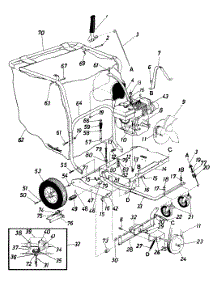 Engine Mounting Frame Assembly parts for Mtd Chipper-Shredder & Vac 243-685-031 / 1993 from AppliancePartsPros.com