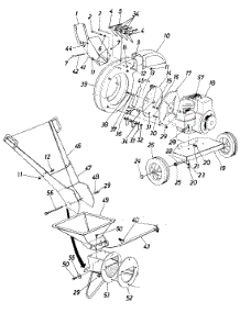 Shredder parts for Mtd Chipper-Shredder & Vac 24650-9 / 1989 from AppliancePartsPros.com