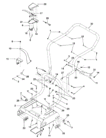 Frame Assembly parts for Mtd Chipper-Shredder & Vac 247-203B401 / 1997 from AppliancePartsPros.com