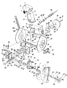 Parts parts for Mtd Snow Thrower 310-840-000 / 1990 from AppliancePartsPros.com