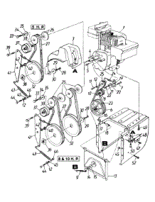 Engine Assembly parts for Mtd Snow Thrower 312-640F098 / 1992 from AppliancePartsPros.com