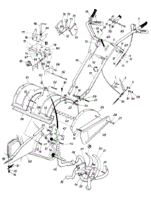 Parts parts for Mtd Tiller 406-192 / 1989 from AppliancePartsPros.com