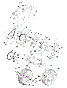 Parts parts for Mtd Snow Thrower 450-327 / 1989 from AppliancePartsPros.com