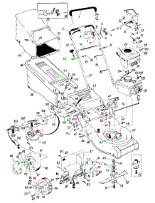 Parts parts for Mtd Self-Propelled Walk-Behind Mower 476R014 / 1988 from AppliancePartsPros.com