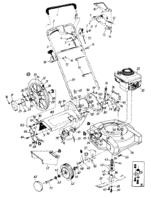 Parts parts for Mtd Self-Propelled Walk-Behind Mower 528R009 / 1990 from AppliancePartsPros.com