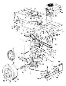 Engine And Pulley Assembly parts for Mtd Lawn Tractor 132-640F352 / 1992 from AppliancePartsPros.com