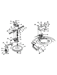 Transmisson Assembly parts for Mtd Self-Propelled Walk-Behind Mower 126-234A062 / 1996 from AppliancePartsPros.com
