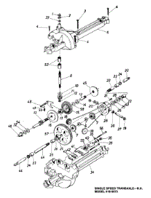 Transaxle Assembly parts for Mtd Lawn Tractor 133M660G013 / 1993 from AppliancePartsPros.com
