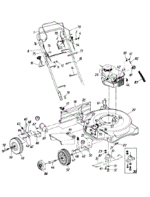 Parts parts for Mtd Self-Propelled Walk-Behind Mower 120-280R098 from AppliancePartsPros.com