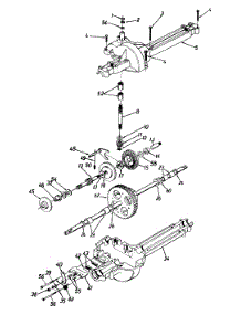 Transaxle parts for Ace Lawn Tractor 136C450F733 / 1996 from AppliancePartsPros.com