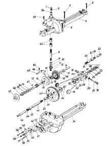 Single Speed Transaxle Left Hand parts for Ace Lawn Tractor 131-312D033 / 1991 from AppliancePartsPros.com