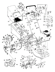 General Assembly parts for Ace Self-Propelled Walk-Behind Mower 122-478B033 / 1992 from AppliancePartsPros.com