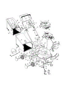 General Assembly parts for Agway Push Walk-Behind Mower 11A-425A019 / 1997 from AppliancePartsPros.com