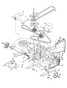 Deck Assembly 46" / Blades parts for Agway Lawn Tractor 13AO69AG019 / 1997 from AppliancePartsPros.com