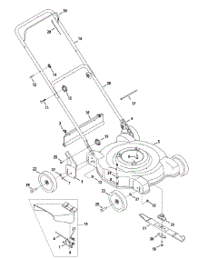 General Assembly parts for Bolens Push Walk-Behind Mower 11A-074E065 / 2008 from AppliancePartsPros.com