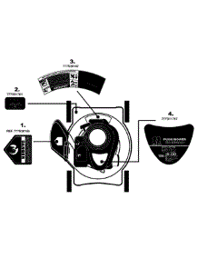 Label Map parts for Bolens Push Walk-Behind Mower 11A-074R265 / 2008 from AppliancePartsPros.com