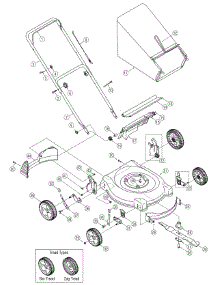 General Assembly parts for Bolens Push Walk-Behind Mower 11A-414E765 / 2006 from AppliancePartsPros.com