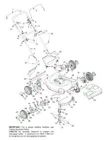 General Assembly parts for Bolens Self-Propelled Walk-Behind Mower 12A-446L163 / 2003 from AppliancePartsPros.com