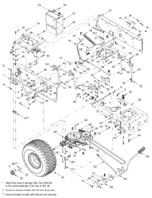 Frame, Controls parts for Bolens Lawn Tractor 13AM662F765 / 2004 from AppliancePartsPros.com