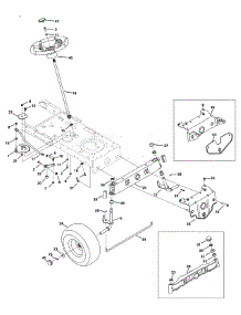 Front End Steering parts for Bolens Lawn Tractor 13AM761F065 / 2009 from AppliancePartsPros.com
