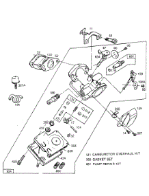 Carburetor,Wet-Bulb Primer parts for Briggs & Stratton Engine 062032-0641-01 from AppliancePartsPros.com