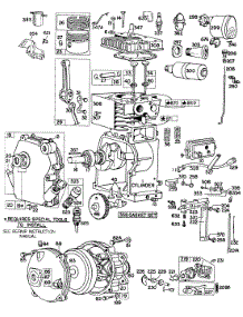 Cyl,Gear Case,Muffler,Piston parts for Briggs & Stratton Engine 080232-0935-99 from AppliancePartsPros.com