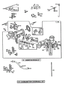 Rotary Choke Carburetor parts for Briggs & Stratton Engine 080232-1771-01 from AppliancePartsPros.com
