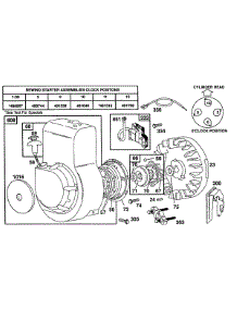 Blower Housing, Std. Rewind parts for Briggs & Stratton Engine 080232-2262-01 from AppliancePartsPros.com