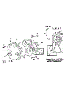 Gear Case Assembly parts for Briggs & Stratton Engine 080232-4036-01 from AppliancePartsPros.com