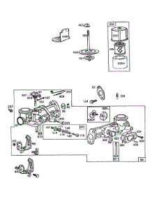 Carburetor, Air Cleaner Grp parts for Briggs & Stratton Engine 080232-8640-01 from AppliancePartsPros.com