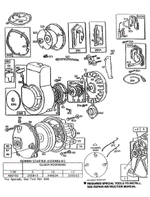 Gear Case,Blower Hsg.,Rewind parts for Briggs & Stratton Engine 080252-1709-01 from AppliancePartsPros.com