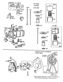 Fuel Tank,Air Cleaner,Elect. parts for Briggs & Stratton Engine 080431-9433-94 from AppliancePartsPros.com