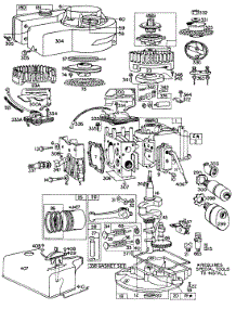 Cyl, Mufflers, Piston, Sump parts for Briggs & Stratton Engine 080702-9441-19 from AppliancePartsPros.com
