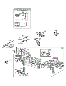 Carburetor Assembly parts for Briggs & Stratton Engine 081231-0101-01 from AppliancePartsPros.com