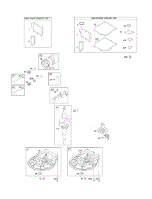 Camshaft, Crankcase Cover / Sump, Crankshaft, Gasket Set - Engine, Gasket Set - Valve, Piston / Rings / Connecting Rod parts for Briggs & Stratton Engine 09T602-0130-H1 from AppliancePartsPros.com