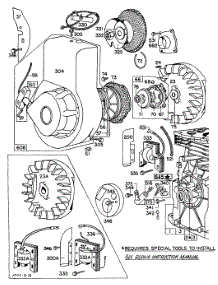 Blower Hsg,Flywheels,Rewinds parts for Briggs & Stratton Engine 100202-0161-99 from AppliancePartsPros.com