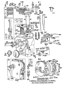 Cyl,Crnkcse,Piston,Gear Case parts for Briggs & Stratton Engine 100202-0478-99 from AppliancePartsPros.com