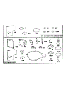 Gasket Sets parts for Briggs & Stratton Engine 104772-4004-01 from AppliancePartsPros.com