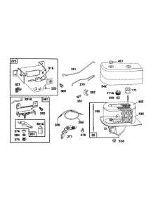 Controls, Air Cleaner Group parts for Briggs & Stratton Engine 104777-0112-01 from AppliancePartsPros.com