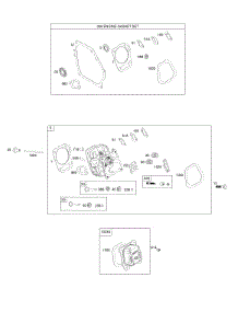Cylinder Head, Gasket Set parts for Briggs & Stratton Engine 106232-0058-H1 from AppliancePartsPros.com