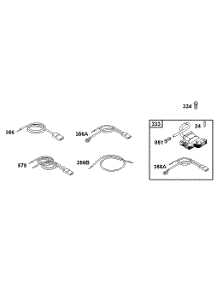 Electrical parts for Briggs & Stratton Engine 10C902-0129-01 from AppliancePartsPros.com