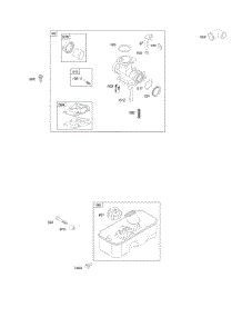 Carburetor, Fuel Supply parts for Briggs & Stratton Engine 10E902-0111-B1 from AppliancePartsPros.com