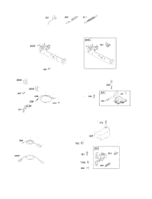 Brake, Controls, Governor Spring, Ignition parts for Briggs & Stratton Engine 10J902-0520-E1 from AppliancePartsPros.com