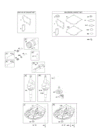 Camshaft, Crankcase Cover / Sump, Crankshaft, Gasket Set - Engine, Gasket Set - Valve, Piston / Rings / Connecting Rod parts for Briggs & Stratton Engine 10T802-0203-H1 from AppliancePartsPros.com