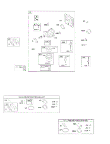 Carburetor, Carburetor Gasket Kits parts for Briggs & Stratton Engine 110437-0171-E1 from AppliancePartsPros.com