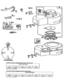 Blower Hsgs,Rewind,Brake parts for Briggs & Stratton Engine 110702-0161-02 from AppliancePartsPros.com