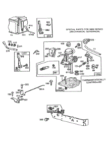 Carburetor Assy,Controls parts for Briggs & Stratton Engine 110902-3112-01 from AppliancePartsPros.com